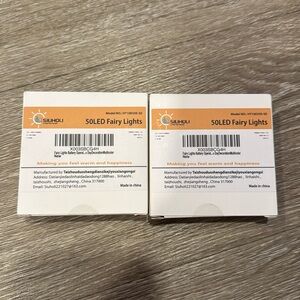 LED fairy Lights 3 strands 50 multicolored lights